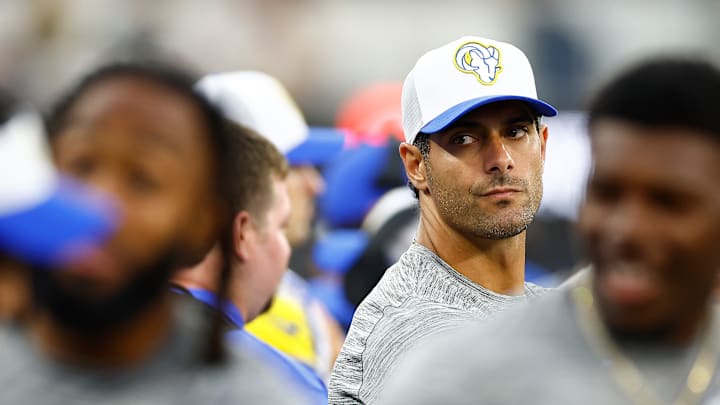 Los Angeles Rams quarterback Jimmy Garoppolo