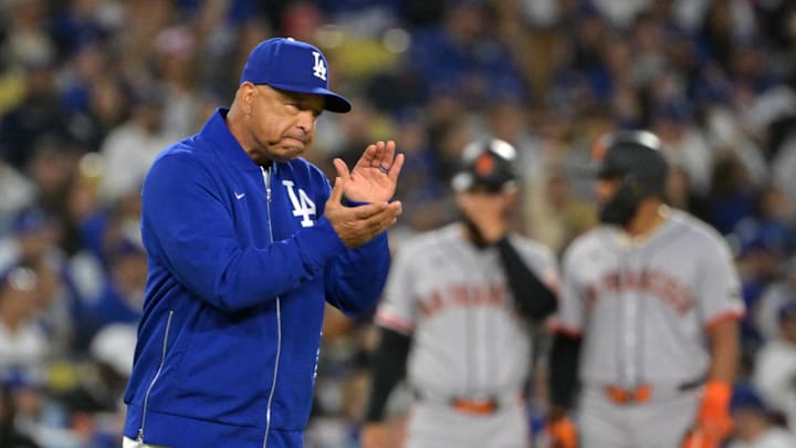 Los Angeles Dodgers manager Dave Roberts (30) Mandatory Credit: Jayne Kamin-Oncea-Imagn Images