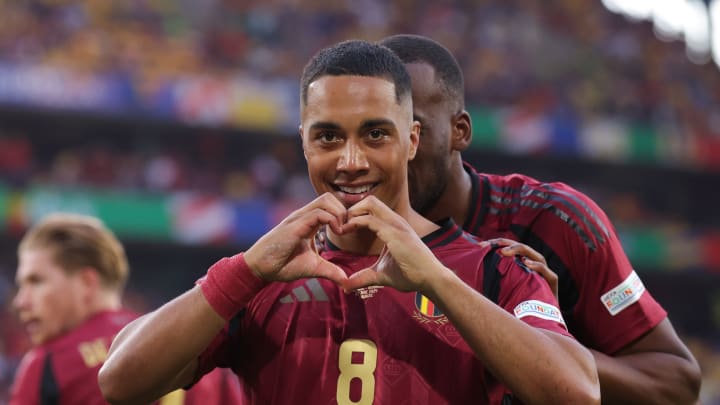 Youri Tielemans, buteur face à la Roumanie Youri Tielemans, buteur face à la Roumanie