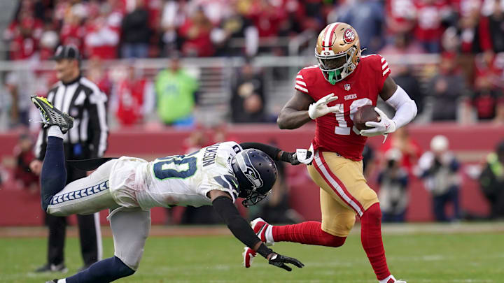 San Francisco 49ers wide receiver Deebo Samuel (19) Cary Edmondson-USA TODAY Sports