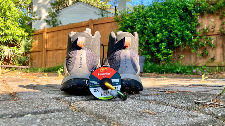 No trout fishing setup is complete without a tippet holder. 