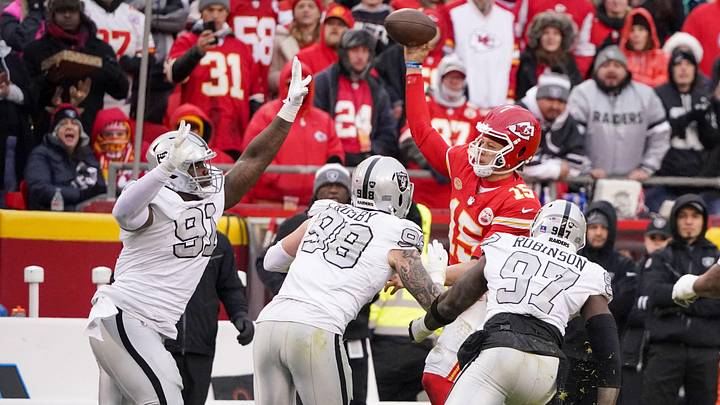 Dec 25, 2023; Kansas City, Missouri, USA; Kansas City Chiefs quarterback Patrick Mahomes (15) throws Dec 25, 2023; Kansas City, Missouri, USA; Kansas City Chiefs quarterback Patrick Mahomes (15) throws