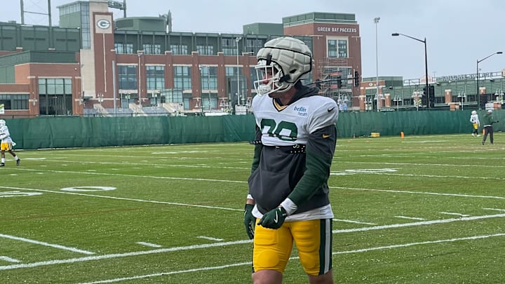 Luke Musgrave is back at practice.