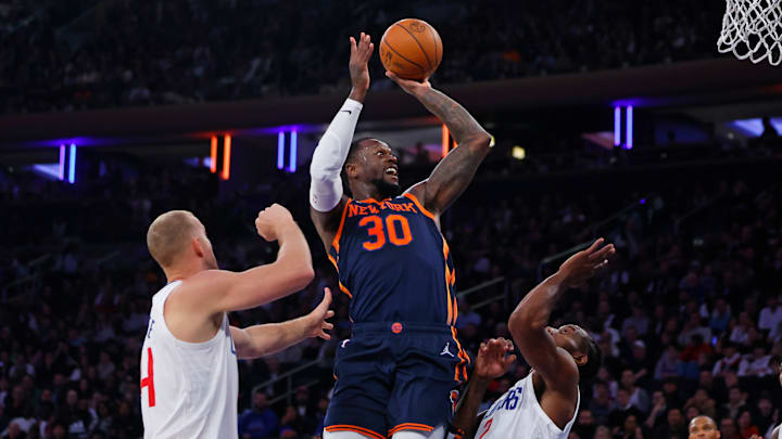 Kawhi Leonard and Mason Plumlee, Los Angeles Clippers and Julius Randle, New York Knicks
