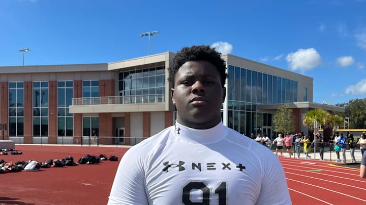 Raines offensive lineman Solomon Thomas was one of the top performers at the Under Armour Next Camp
