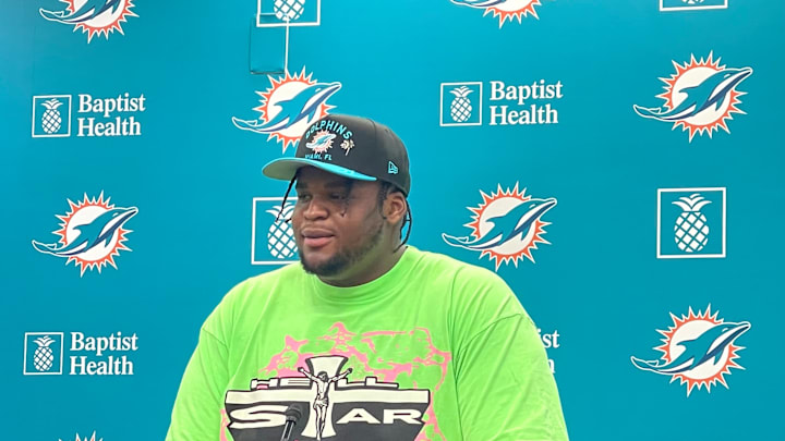 Miami Dolphins first-round pick Kenneth Grant