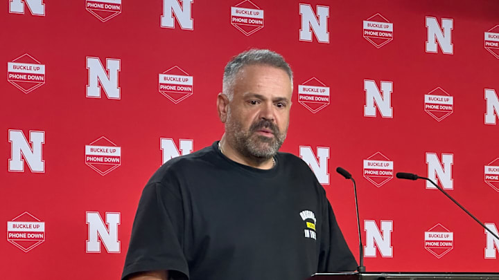 Head coach Matt Rhule meets with the media ahead of 2026 spring practices.