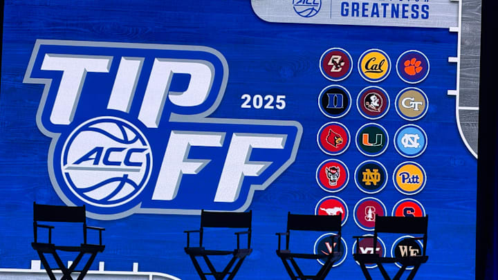 ACC Tipoff backdrop ACC Tipoff backdrop