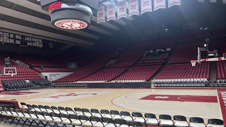Coleman Coliseum after Alabama defeated USF. Coleman Coliseum after Alabama defeated USF.