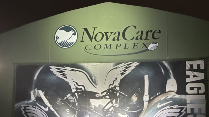 Eagles practice bubble at the NovaCare Complex. Eagles practice bubble at the NovaCare Complex.