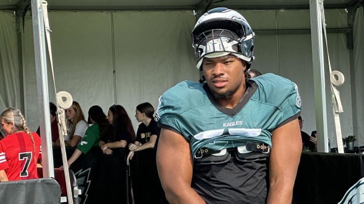 Eagles OL Tyler Steen Eagles OL Tyler Steen