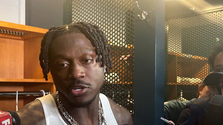 Eagles WR A.J. Brown addressed the media for more comments that were critical of the Eagles' offense.