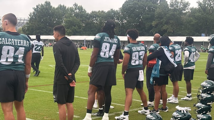The Eagles finished up training camp at the NovaCare Complex on Aug. 20, 2025.