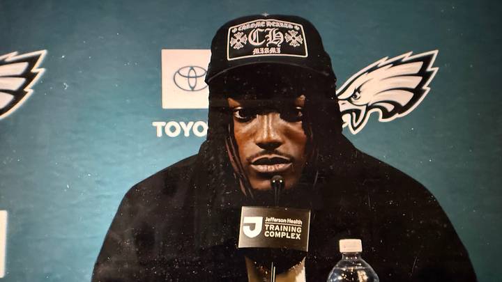 Cornerback Riq Woolen meets the Philly media after signing a one-year free agent deal