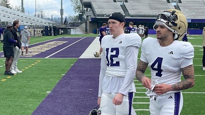 Alex McLaughlin and CJ Christian are transfer safeties for the UW.