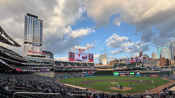 The view of a small crowd for the Sept. 3, 2025 Twins-White Sox game at Target Field. 