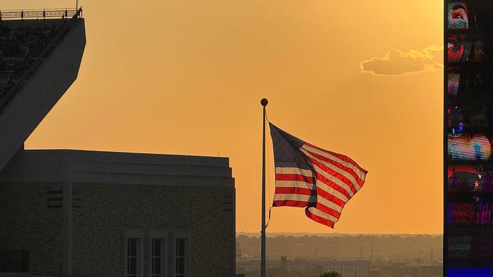 The American flag waves against a golden sunset at Amon G. Carter Stadium, where TCU will welcome BYU for Saturday’s Big 12 matchup. The American flag waves against a golden sunset at Amon G. Carter Stadium, where TCU will welcome BYU for Saturday’s Big 12 matchup.