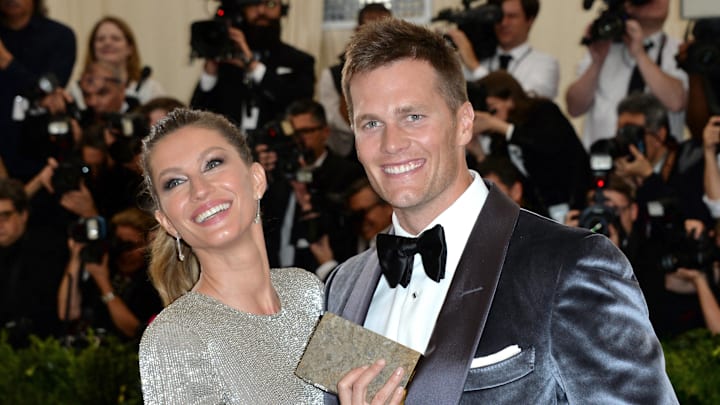 Gisele Bundchen and Tom Brady at the Met Gala in 2017