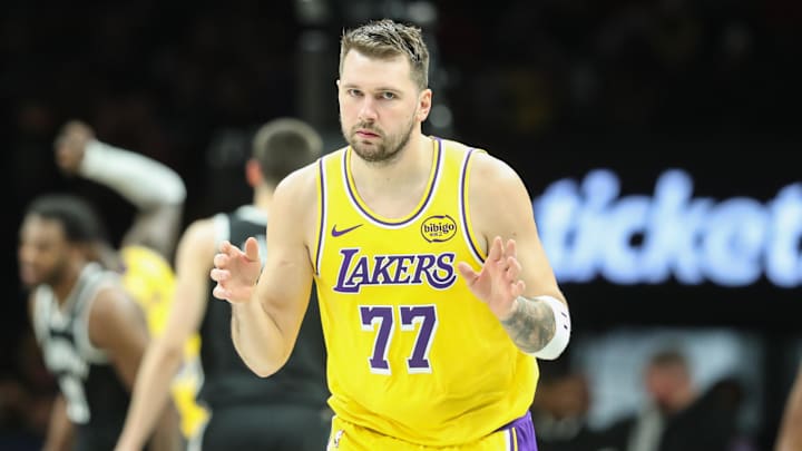 Los Angeles Lakers guard Luka Doncic.