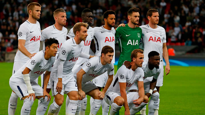 The Spurs starting XI against Dortmund on the 13/09/17. 