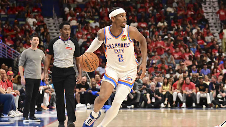 Oklahoma City Thunder Guard Shai Gilgeous-Alexander (2).
