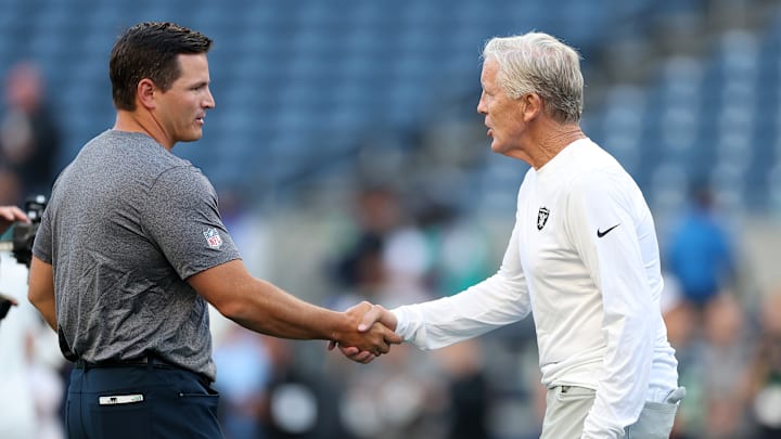 Mike Macdonald of the Seattle Seahawks Mike Macdonald of the Seattle Seahawks