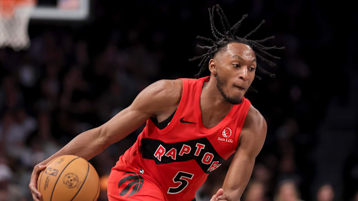 Toronto Raptors guard Immanuel Quickley.
