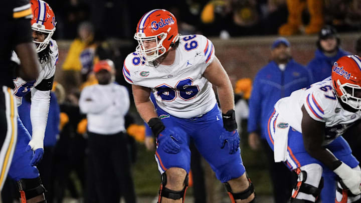 Florida Gators offensive lineman Jake Slaughter and his teammates have improved tremendously throughout the season.