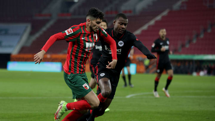 Augsburg und Frankfurt spielen 1:1 Augsburg und Frankfurt spielen 1:1