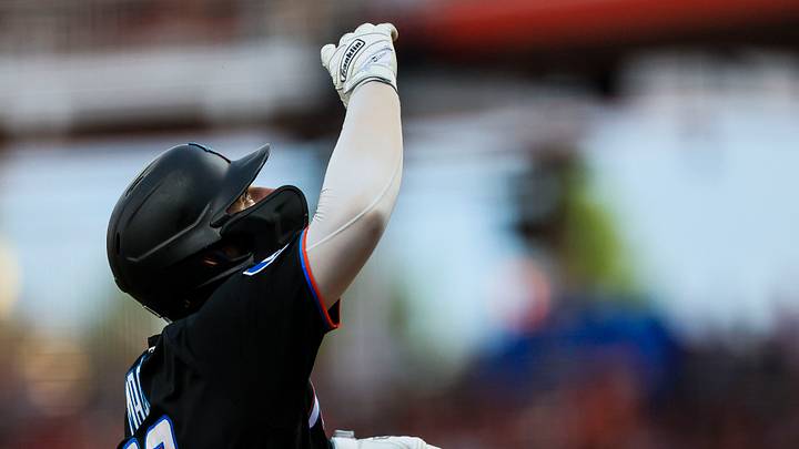 Miami Marlins catcher Joe Mack. Credit: Katie Stratman-Imagn Images Miami Marlins catcher Joe Mack. Credit: Katie Stratman-Imagn Images