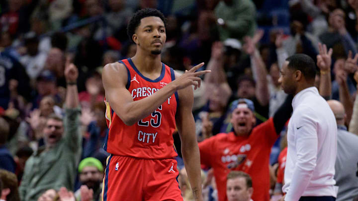 New Orleans Pelicans guard Trey Murphy III is a great prop target on Sunday.