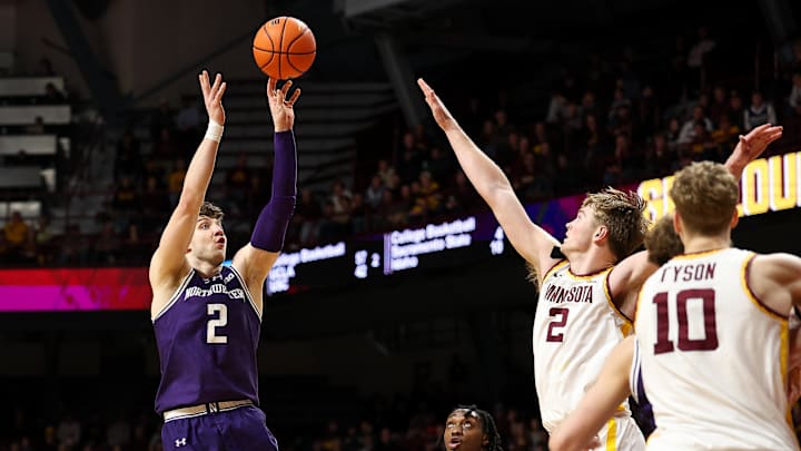  Northwestern Wildcats forward Nick Martinelli (2)