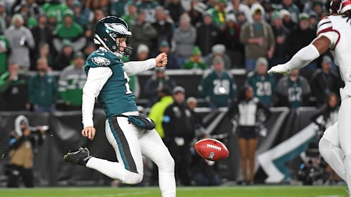 Philadelphia Eagles punter Braden Mann.