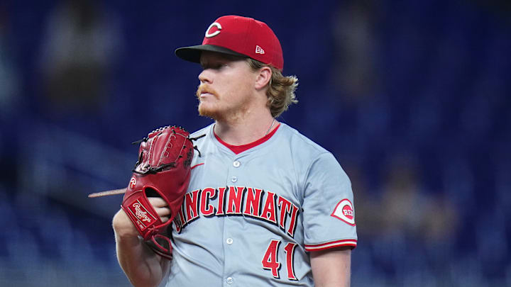 Cincinnati Reds pitcher Andrew Abbott