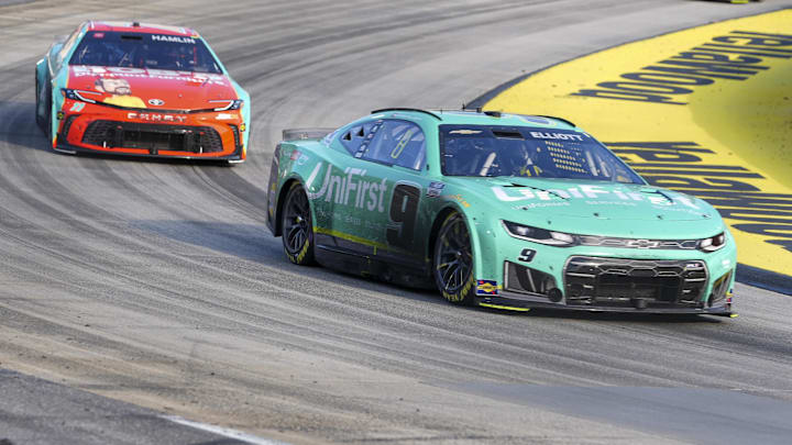 Chase Elliott, Hendrick Motorsports, Denny Hamlin, Joe Gibbs Racing, Martinsville Speedway, NASCAR