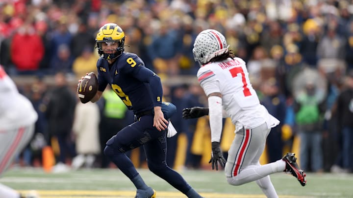 J.J. McCarthy, Jordan Hancock, Michigan Wolverines, Ohio State Buckeyes