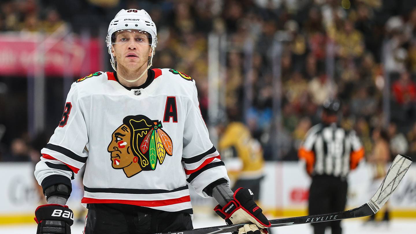 Patrick Kane embraces Blackhawk’s home-opener