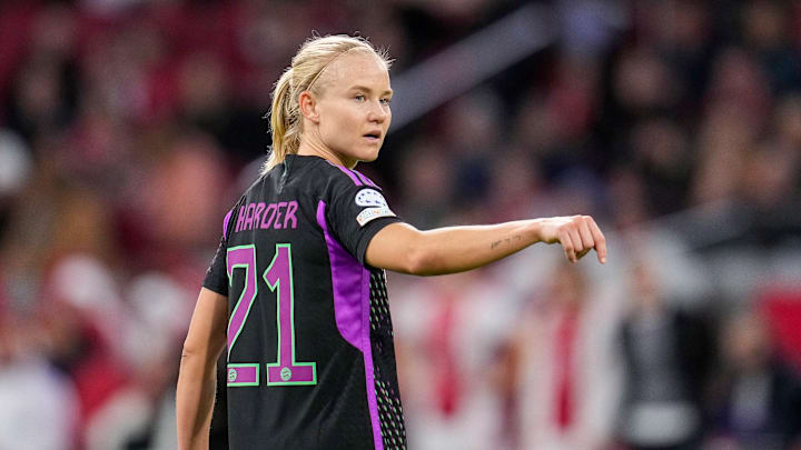 Pernille Harder hat sich inzwischen gut im Münchner Team eingefunden Pernille Harder hat sich inzwischen gut im Münchner Team eingefunden