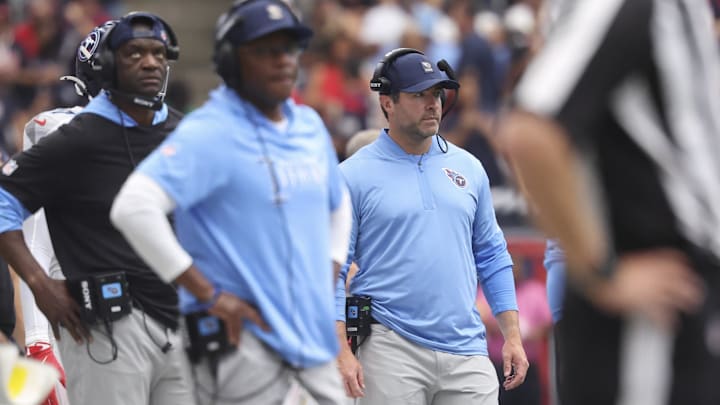 Tennessee Titans head coach Brian Callahan