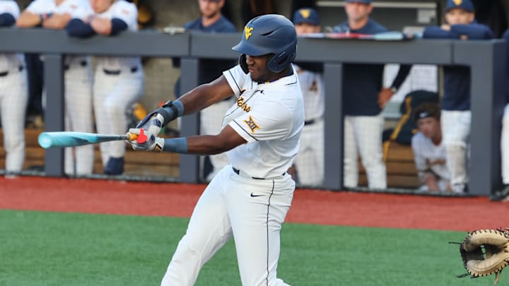West Virginia University outfielder Skylar King