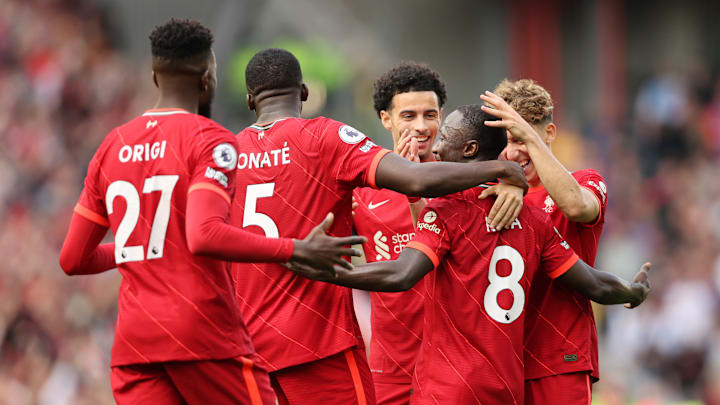 Liverpool celebrate Liverpool celebrate