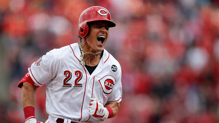 Cincinnati Reds pinch hitter Derek Dietrich