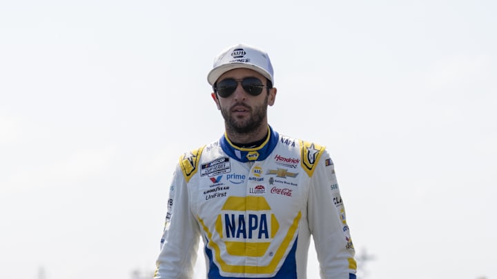 Chase Elliott is set to start from the front in Sunday's NASCAR Cup Series event at Dover following qualifying being washed out on Saturday. Chase Elliott is set to start from the front in Sunday's NASCAR Cup Series event at Dover following qualifying being washed out on Saturday.