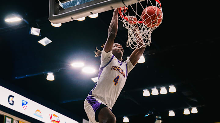 Riordan's Emmanuel Ahamefule ready to lead the Crusaders into Saturday's home semifinal against the Crusaders of Modesto Christian