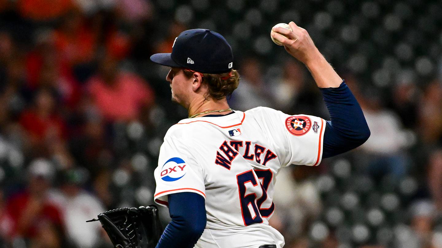 Astros Trade Struggling Pitcher Whitley to Rays