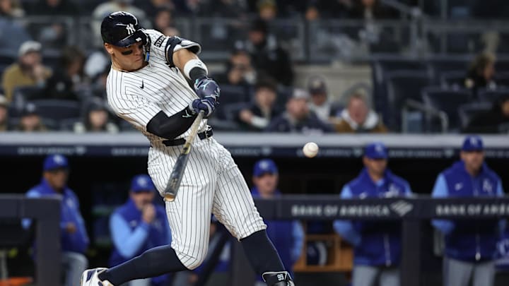 Judge swings the bat. 