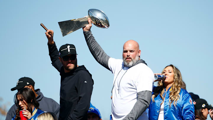 Los Angeles Rams Super Bowl LVI Victory Parade & Rally, Andrew Whitworth