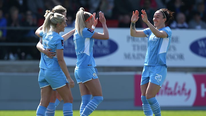 West Ham United Women v Manchester City Women - Vitality Women's FA Cup Semi Final