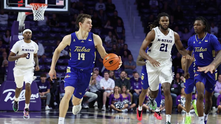 Tulsa Golden Hurricane guard Miles Barnstable.