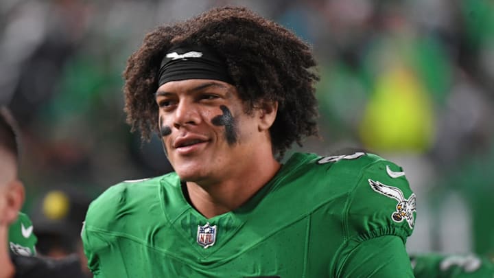 Nov 3, 2024; Philadelphia, Pennsylvania, USA; Philadelphia Eagles wide receiver Johnny Wilson (89) against the Jacksonville Jaguars at Lincoln Financial Field. Mandatory Credit: Eric Hartline-Imagn Images Nov 3, 2024; Philadelphia, Pennsylvania, USA; Philadelphia Eagles wide receiver Johnny Wilson (89) against the Jacksonville Jaguars at Lincoln Financial Field. Mandatory Credit: Eric Hartline-Imagn Images